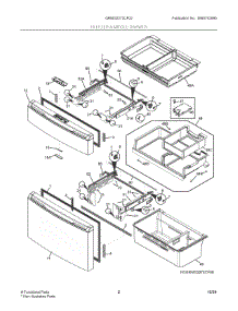 02 - Freezer & Middle Drawer parts for Electrolux Refrigerator GRMG2272CF02 from AppliancePartsPros.com