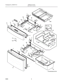 02 - Freezer Door parts for Electrolux Refrigerator GRMG2272CF03 from AppliancePartsPros.com