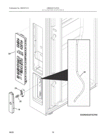 08 - Ice & Water Dispenser parts for Electrolux Refrigerator GRMG2272CF03 from AppliancePartsPros.com