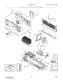 07 - Freezer System  /  Machine Compartment parts for Electrolux Refrigerator GRMN2872AF00 from AppliancePartsPros.com