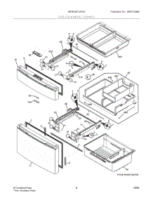 02 - Freezer & Middle Drawer parts for Electrolux Refrigerator GRMN2872AF00 from AppliancePartsPros.com