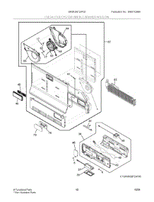 06 - Fresh Food System  /  Middle Drawer Air Flow parts for Electrolux Refrigerator GRMN2872AF00 from AppliancePartsPros.com