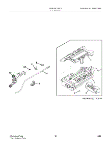 09 - Ice Maker parts for Electrolux Refrigerator GRMN2872AF01 from AppliancePartsPros.com