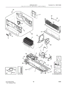 07 - Freezer System  /  Machine Compartment parts for Electrolux Refrigerator GRMN2872AF01 from AppliancePartsPros.com