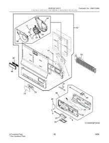 06 - Fresh Food System  /  Middle Drawer Air Flow parts for Electrolux Refrigerator GRMN2872AF01 from AppliancePartsPros.com