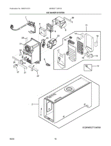 09 - Ice Maker System parts for Electrolux Refrigerator GRMS2773AF00 from AppliancePartsPros.com