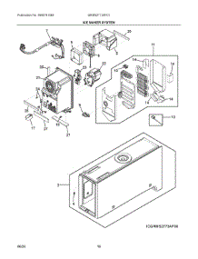 09 - Ice Maker System parts for Electrolux Refrigerator GRMS2773AF01 from AppliancePartsPros.com