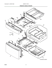 02 - Freezer & Middle Drawer parts for Electrolux Refrigerator GRMS2773AF01 from AppliancePartsPros.com
