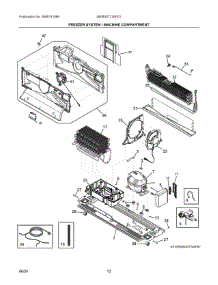 07 - Freezer System  /  Machine Compartment parts for Electrolux Refrigerator GRMS2773AF01 from AppliancePartsPros.com