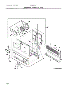 Fresh Food System & Air Flow parts for Electrolux Refrigerator GRQC2255AF from AppliancePartsPros.com