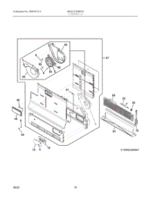 06 - Controls parts for Electrolux Refrigerator GRQC2255BF02 from AppliancePartsPros.com