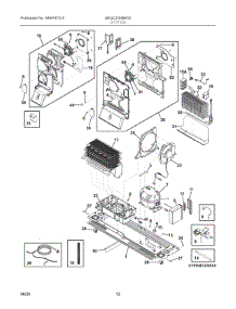 07 - System parts for Electrolux Refrigerator GRQC2255BF02 from AppliancePartsPros.com