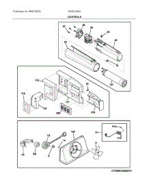 Controls parts for Electrolux Refrigerator GRSC2352AD0 from AppliancePartsPros.com