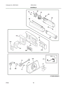 06 - Controls parts for Electrolux Refrigerator GRSC2352AD1 from AppliancePartsPros.com
