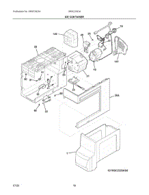 09 - Ice Container parts for Electrolux Refrigerator GRSC2352AD1 from AppliancePartsPros.com