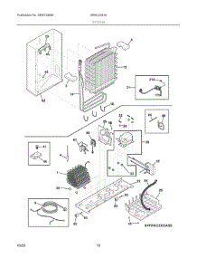 07 - System parts for Electrolux Refrigerator GRSC2352AD3 from AppliancePartsPros.com