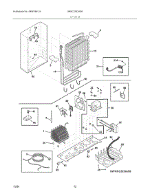 07 - System parts for Electrolux Refrigerator GRSC2352AD6 from AppliancePartsPros.com