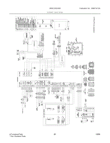 12 - Wiring Diagram parts for Electrolux Refrigerator GRSC2352AD6 from AppliancePartsPros.com