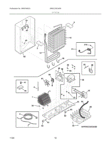 07 - System parts for Electrolux Refrigerator GRSC2352AD8 from AppliancePartsPros.com