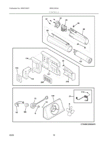 06 - Controls parts for Electrolux Refrigerator GRSC2352AF2 from AppliancePartsPros.com