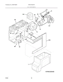 09 - Ice Container parts for Electrolux Refrigerator GRSC2352AF5 from AppliancePartsPros.com