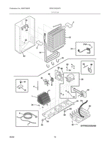 07 - System parts for Electrolux Refrigerator GRSC2352AF5 from AppliancePartsPros.com