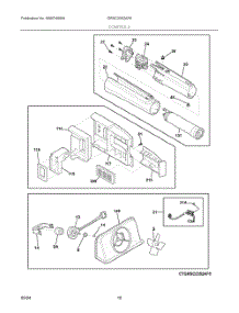 06 - Controls parts for Electrolux Refrigerator GRSC2352AF6 from AppliancePartsPros.com
