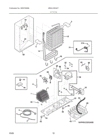 07 - System parts for Electrolux Refrigerator GRSC2352AF7 from AppliancePartsPros.com