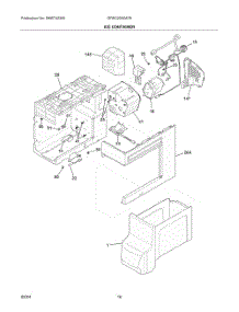 09 - Ice Container parts for Electrolux Refrigerator GRSC2352AF8 from AppliancePartsPros.com