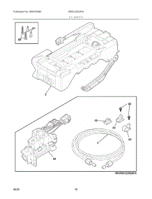 10 - Ice Maker parts for Electrolux Refrigerator GRSC2352AFA from AppliancePartsPros.com
