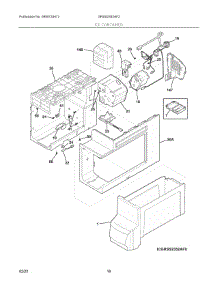 09 - Ice Container parts for Electrolux Refrigerator GRSS2352AF2 from AppliancePartsPros.com