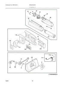 06 - Controls parts for Electrolux Refrigerator GRSS2352AF2 from AppliancePartsPros.com