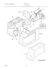 09 - Ice Container parts for Electrolux Refrigerator GRSS2352AF3 from AppliancePartsPros.com