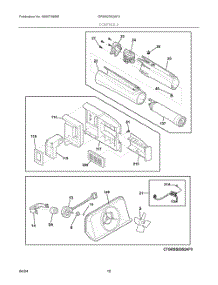 06 - Controls parts for Electrolux Refrigerator GRSS2352AF4 from AppliancePartsPros.com