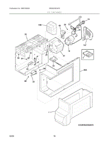 09 - Ice Container parts for Electrolux Refrigerator GRSS2352AF5 from AppliancePartsPros.com