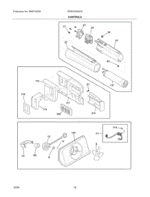 06 - Controls parts for Electrolux Refrigerator GRSS2352AF8 from AppliancePartsPros.com