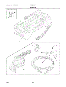 10 - Ice Maker parts for Electrolux Refrigerator GRSS2352AF8 from AppliancePartsPros.com
