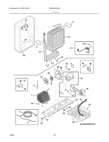 07 - System parts for Electrolux Refrigerator GRSS2652AD6 from AppliancePartsPros.com