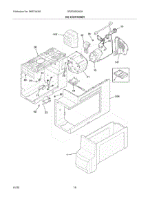 09 - Ice Container parts for Electrolux Refrigerator GRSS2652AD8 from AppliancePartsPros.com