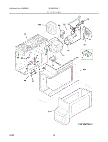09 - Ice Container parts for Electrolux Refrigerator GRSS2652AF1 from AppliancePartsPros.com