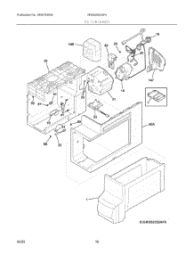09 - Ice Container parts for Electrolux Refrigerator GRSS2652AF4 from AppliancePartsPros.com