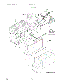 09 - Ice Container parts for Electrolux Refrigerator GRSS2652AF5 from AppliancePartsPros.com