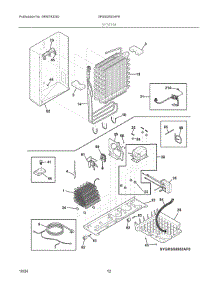 07 - System parts for Electrolux Refrigerator GRSS2652AF8 from AppliancePartsPros.com