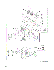 06 - Controls parts for Electrolux Refrigerator GRSS2652AF8 from AppliancePartsPros.com