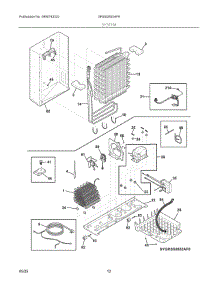 07 - System parts for Electrolux Refrigerator GRSS2652AF9 from AppliancePartsPros.com