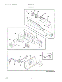 06 - Controls parts for Electrolux Refrigerator GRSS2652AF9 from AppliancePartsPros.com