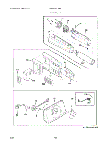 06 - Controls parts for Electrolux Refrigerator GRSS2652AFA from AppliancePartsPros.com