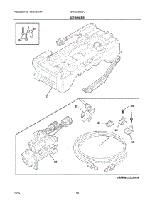 10 - Ice Maker parts for Electrolux Refrigerator GRSS2652AFJ from AppliancePartsPros.com