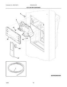 08 - Ice & Water Dispenser parts for Electrolux Refrigerator GRSS2652AFK from AppliancePartsPros.com
