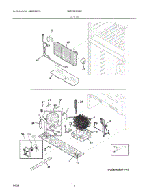 05 - System parts for Electrolux Refrigerator GRTE1834VB0 from AppliancePartsPros.com